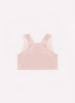Regata Tricot Cropped Shine Bordado Pérolas e Cristais