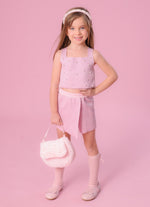 Saia Short Tricot Brilho