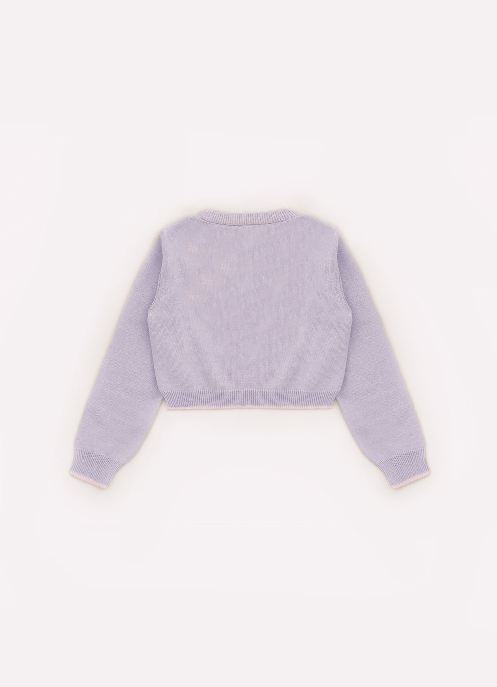 Blusa Tricot Cropped  Flores Cristal