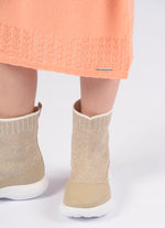 Vestido Tricot Ponto Rendado Sem Costura