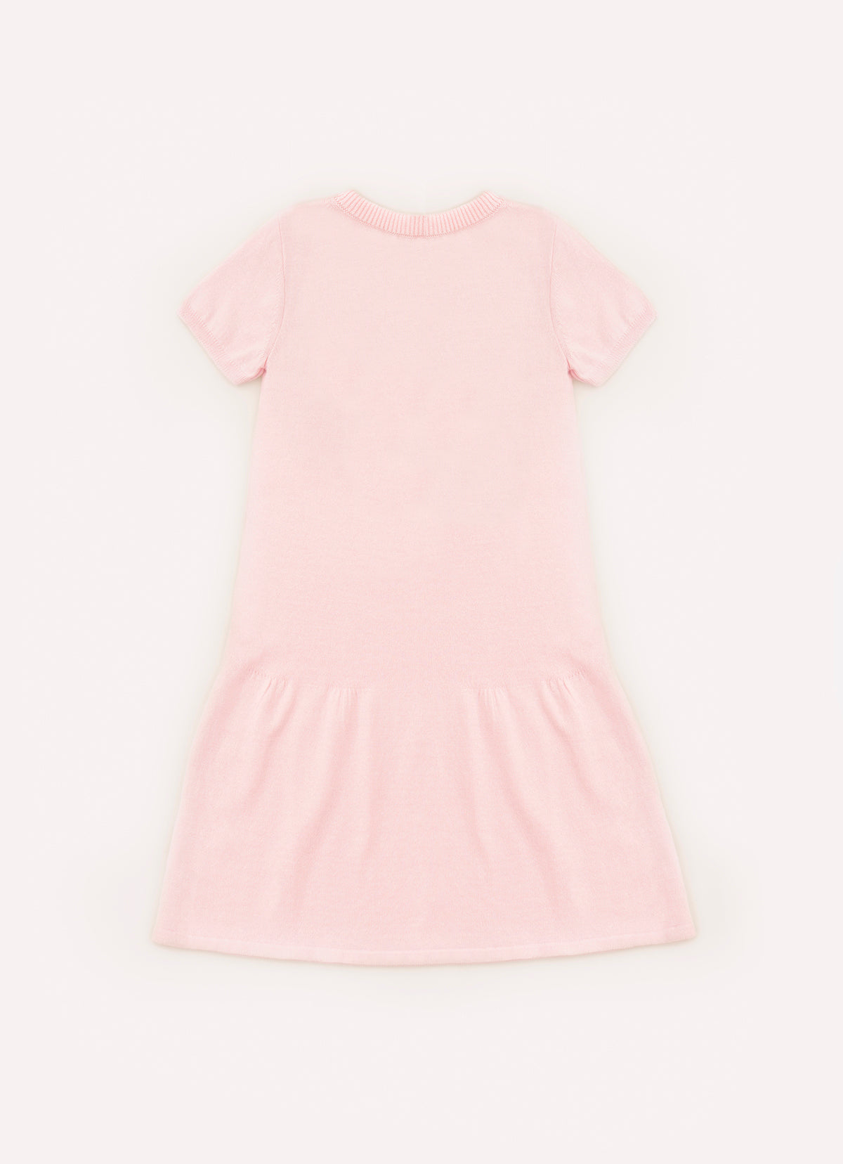 Vestido Tricot Manga Curta Unicórnio