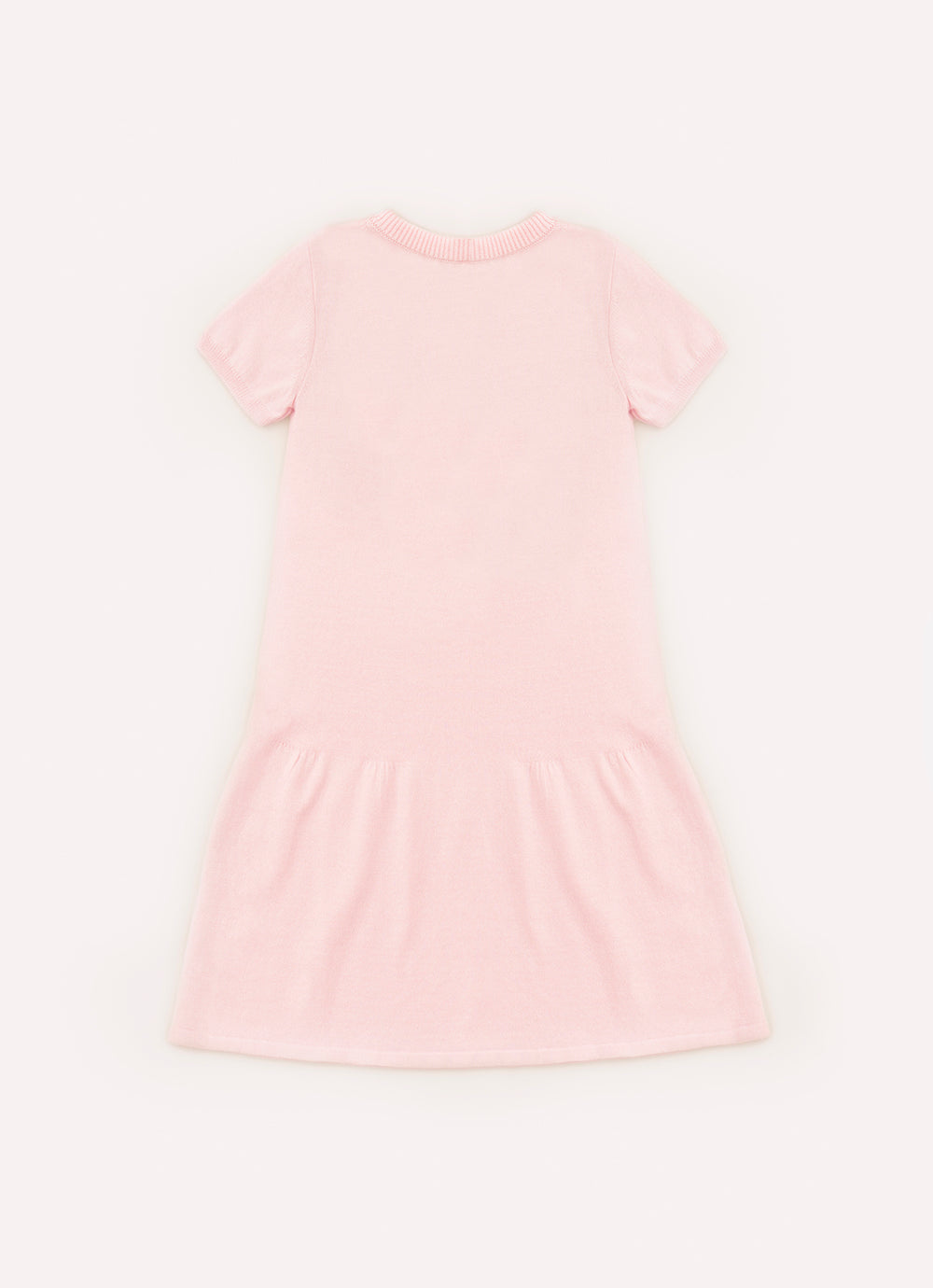 Vestido Tricot Manga Curta Unicórnio