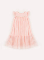 Vestido Tule Princesa Bordados Pérolas e Cristais