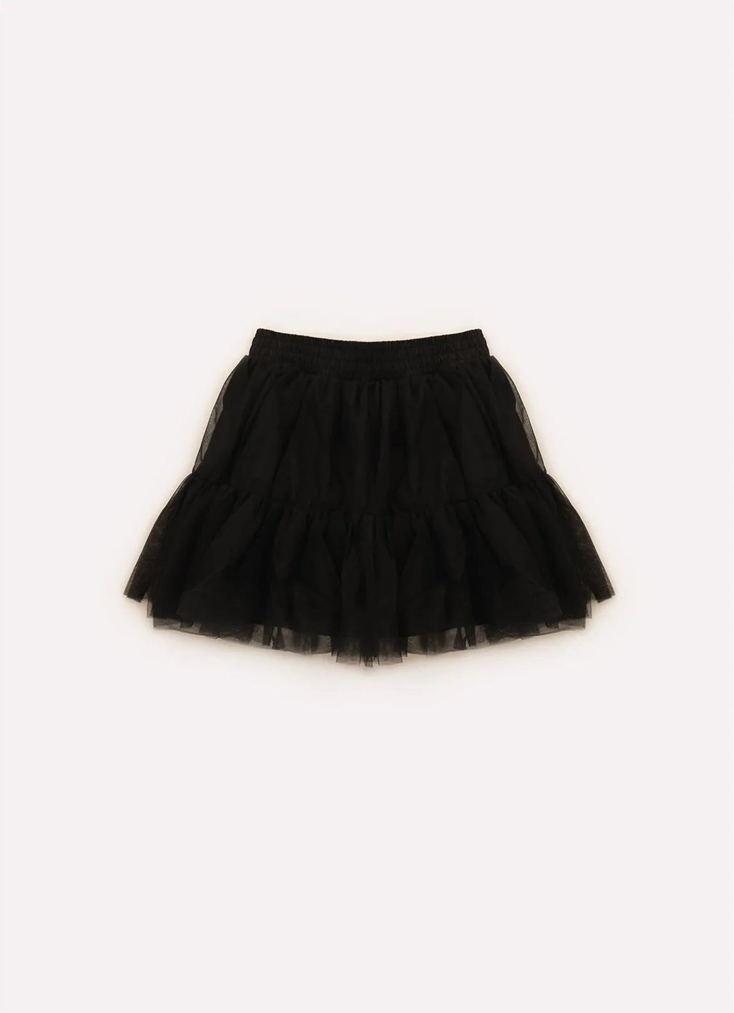 Saia Short Tule Babado