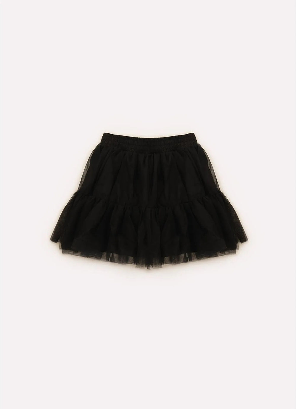 Saia Short Tule Babado