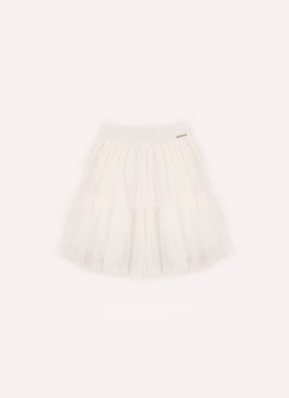 Saia Short Tule Babado