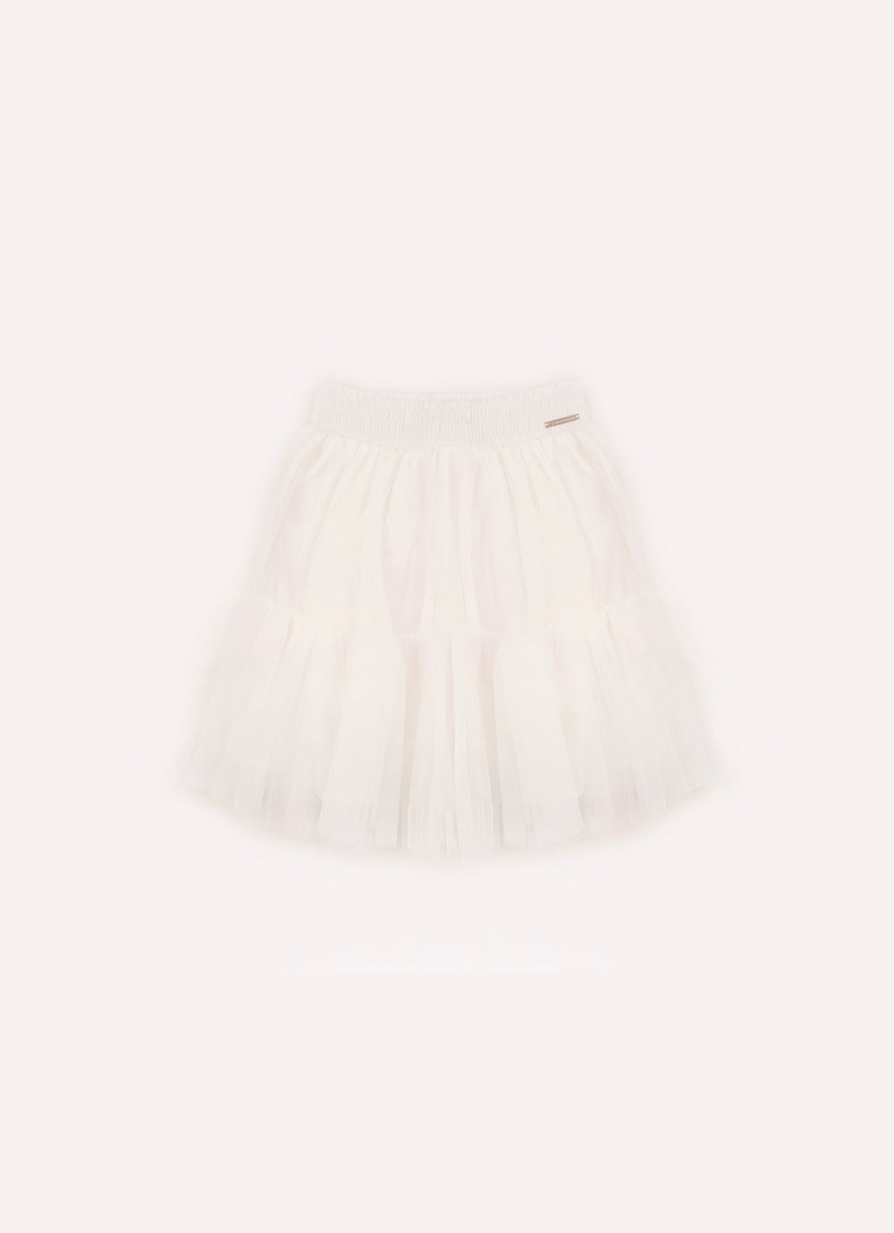 Saia Short Tule Babado