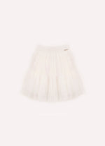 Saia Short Tule Babado