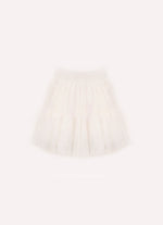Saia Short Tule Babado