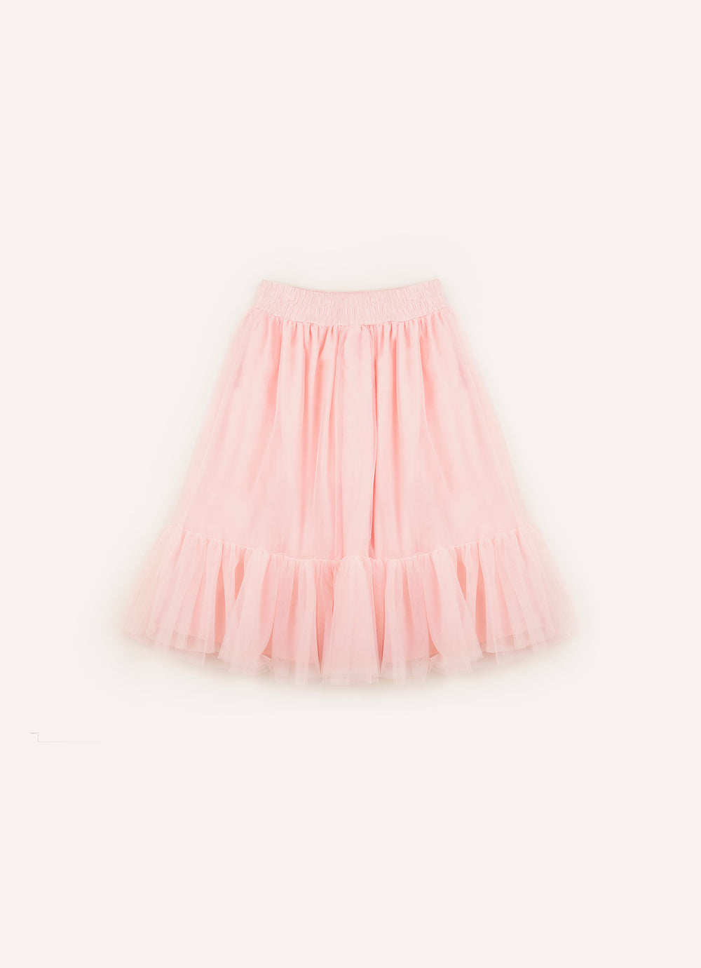 Saia Short Midi Tule Babado
