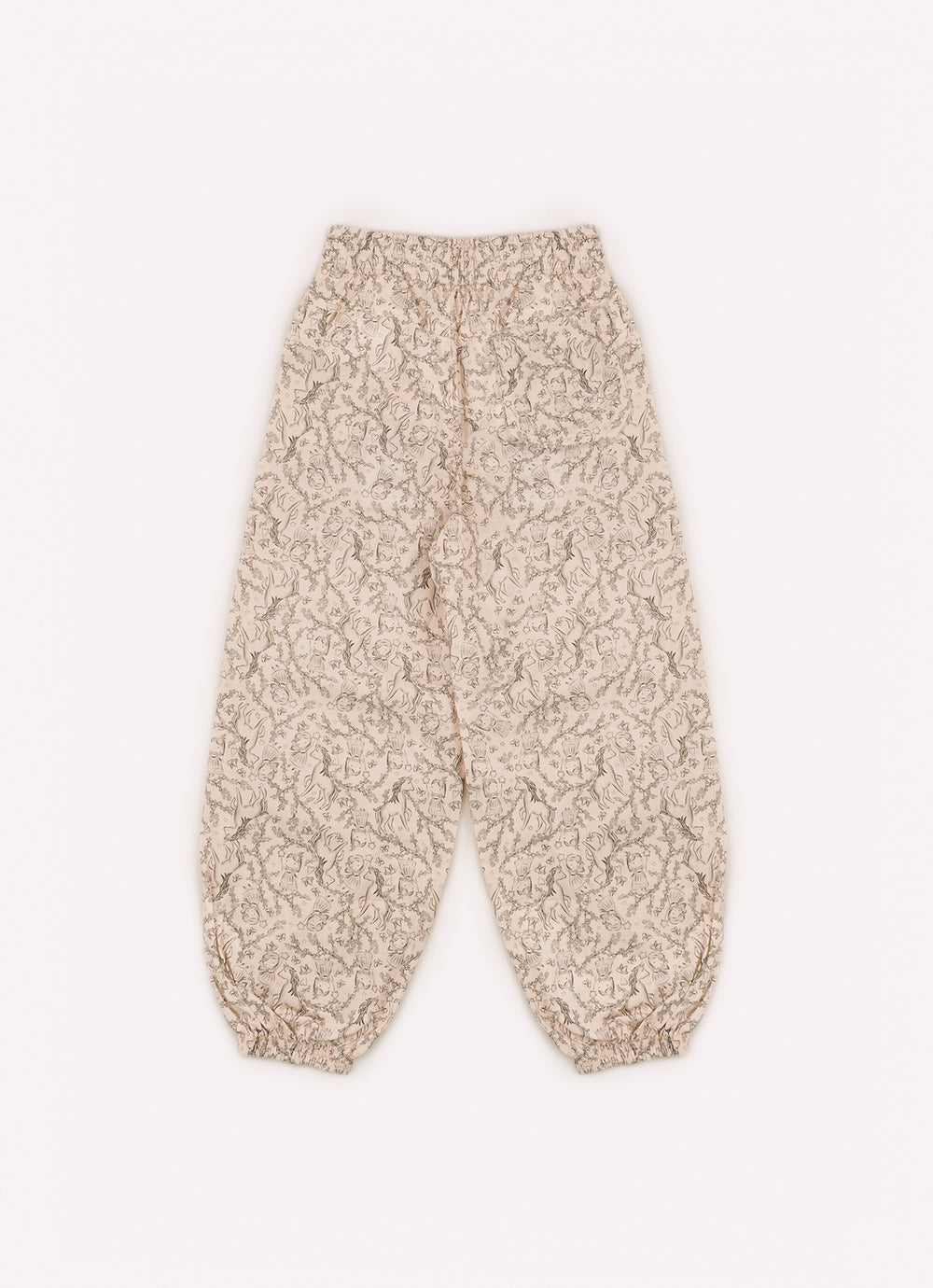 Calça Jogging Algodão Estampa Toile Pregas