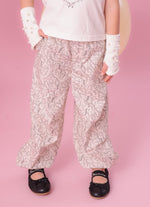 Calça Jogging Algodão Estampa Toile Pregas