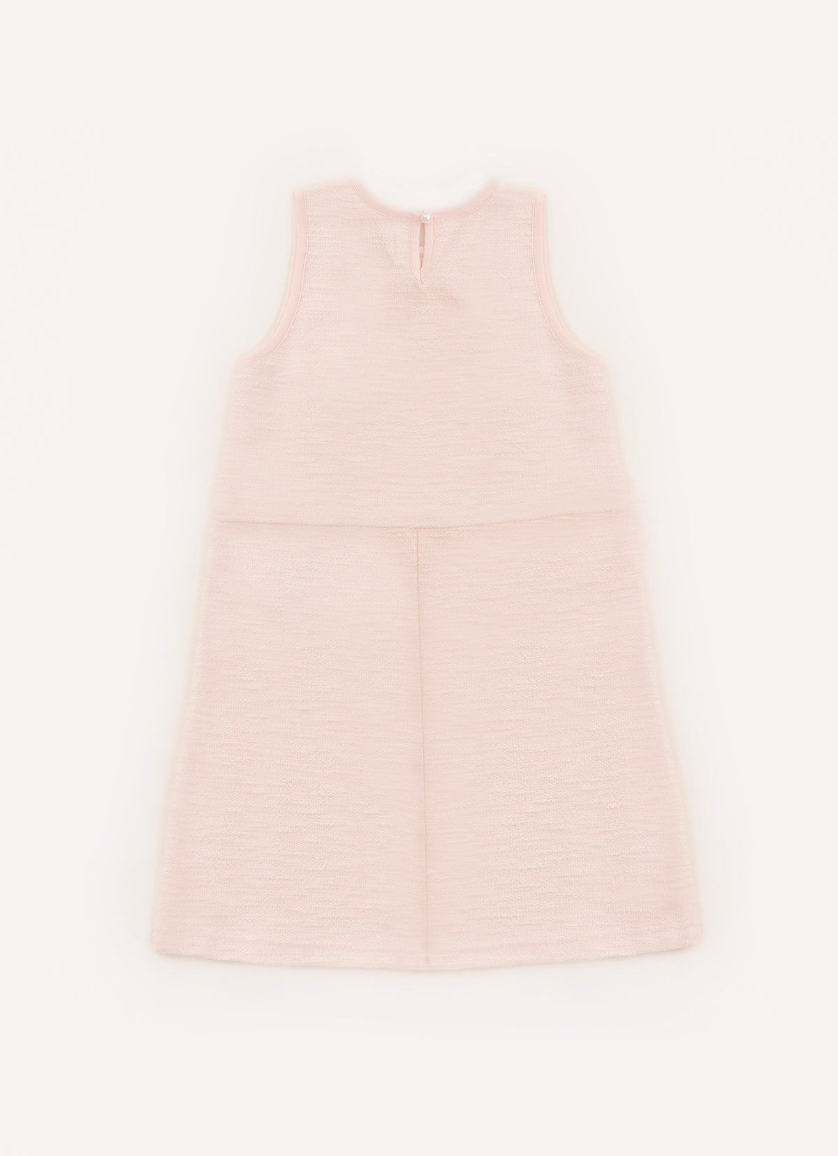 Vestido Boucle Lapelas Bordado Pérolas e Cristais