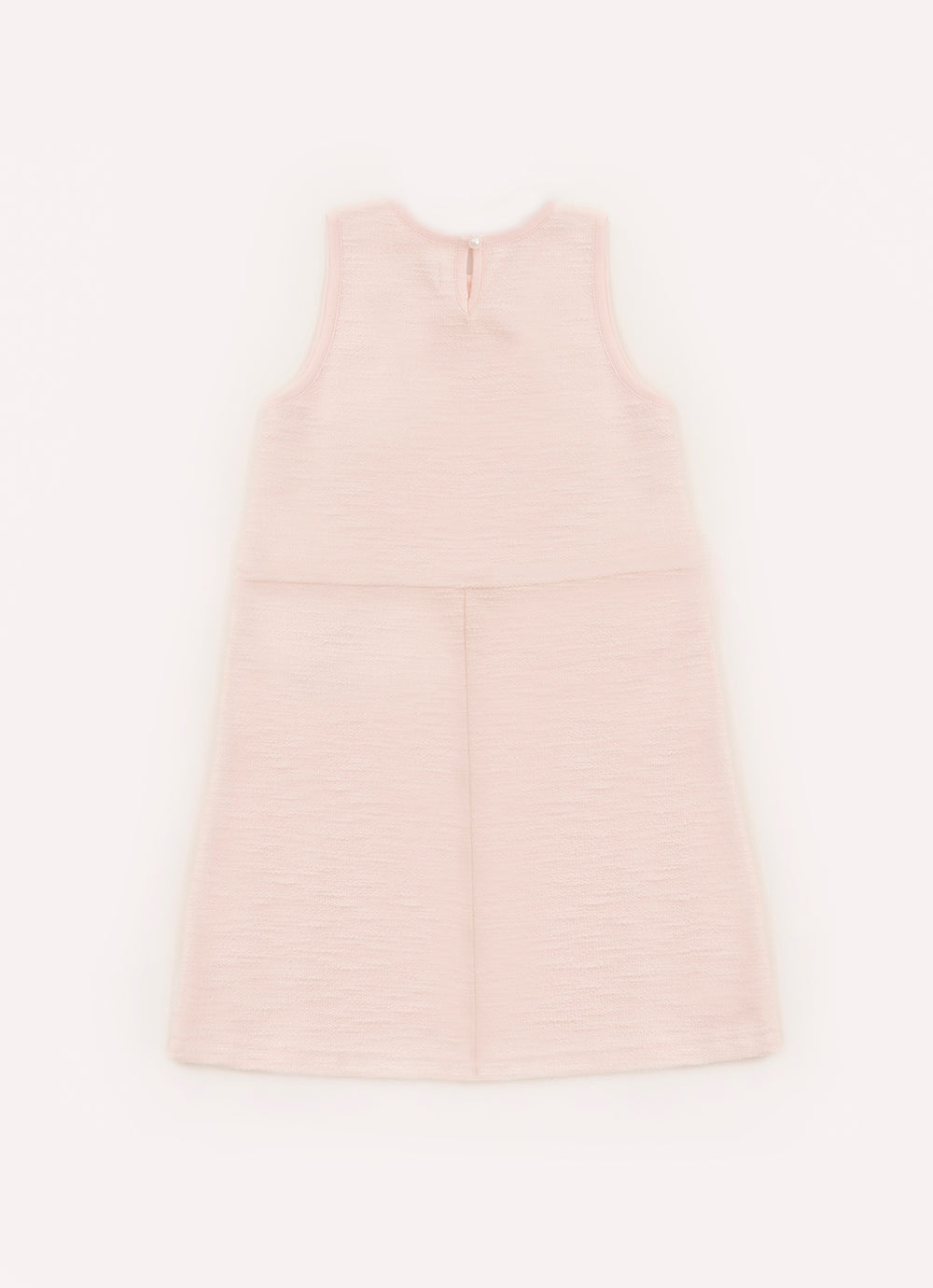 Vestido Boucle Lapelas Bordado Pérolas e Cristais