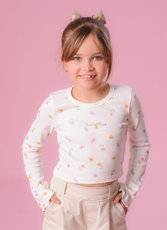 Blusa Cropped Ribana Pituchinhus