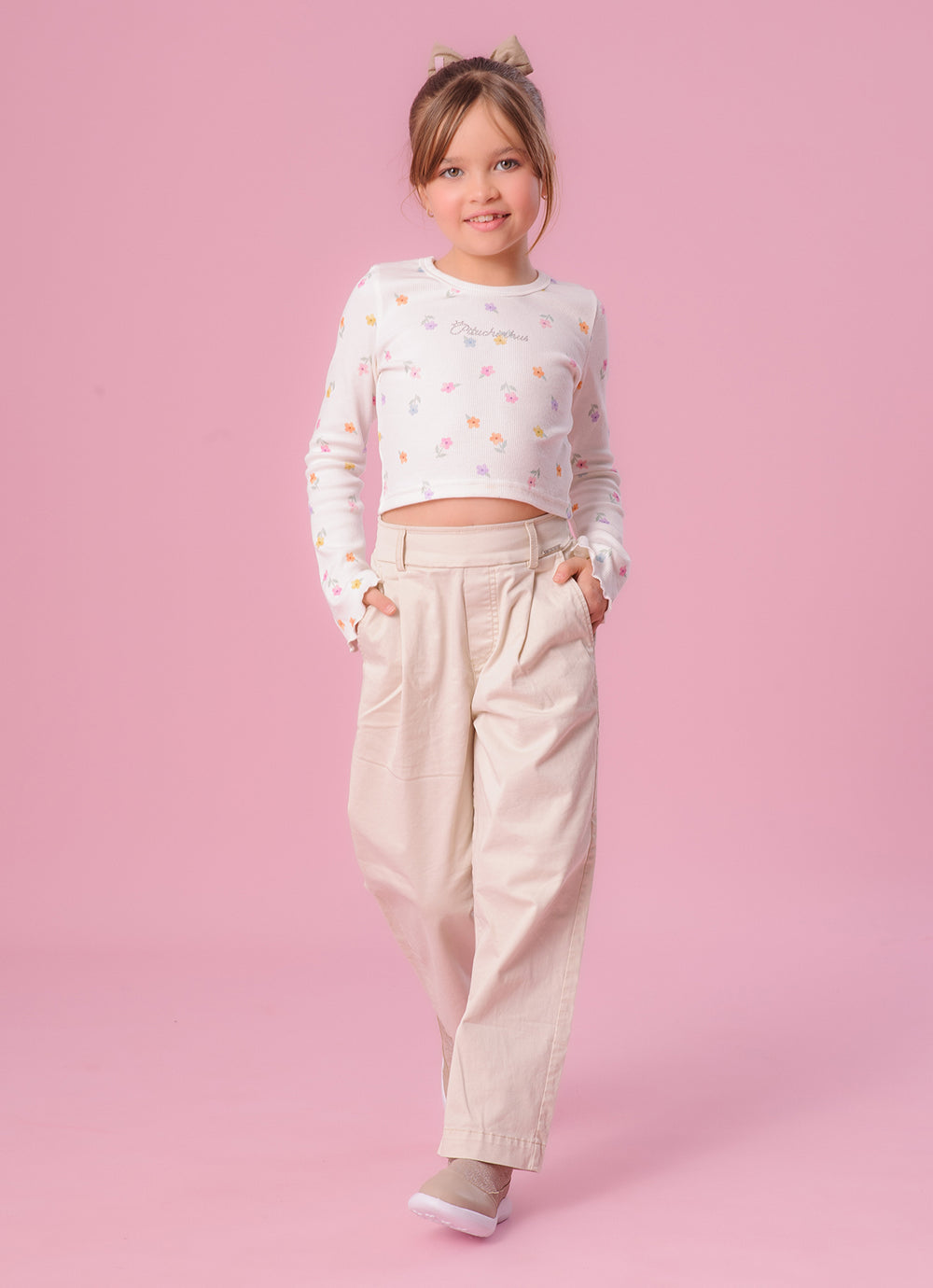 Blusa Cropped Ribana Pituchinhus