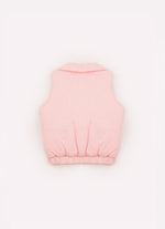 Colete Puffer Flanela Xadrez Bolsos