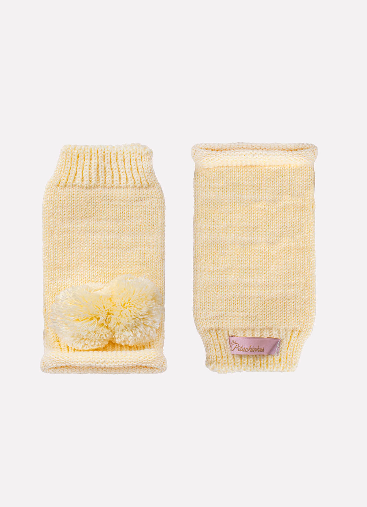Luva Tricot Pompom