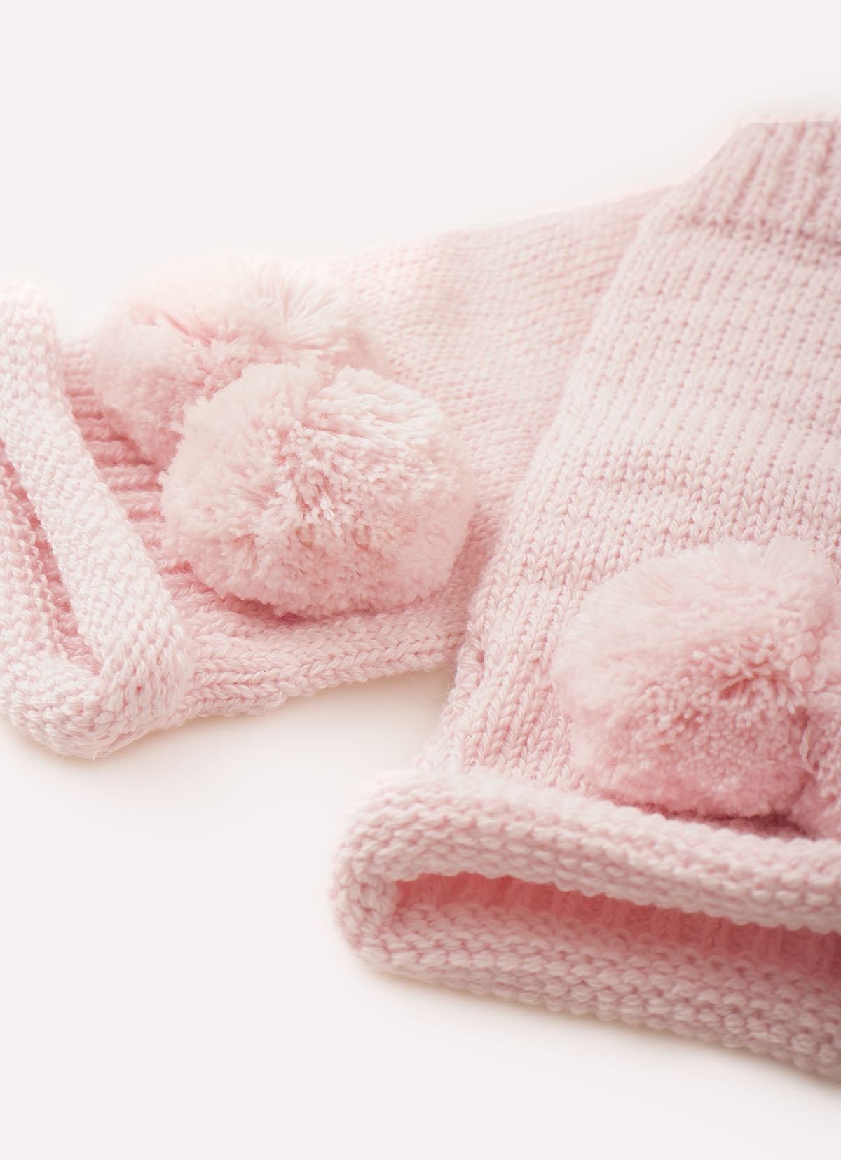 Luva Tricot Pompom