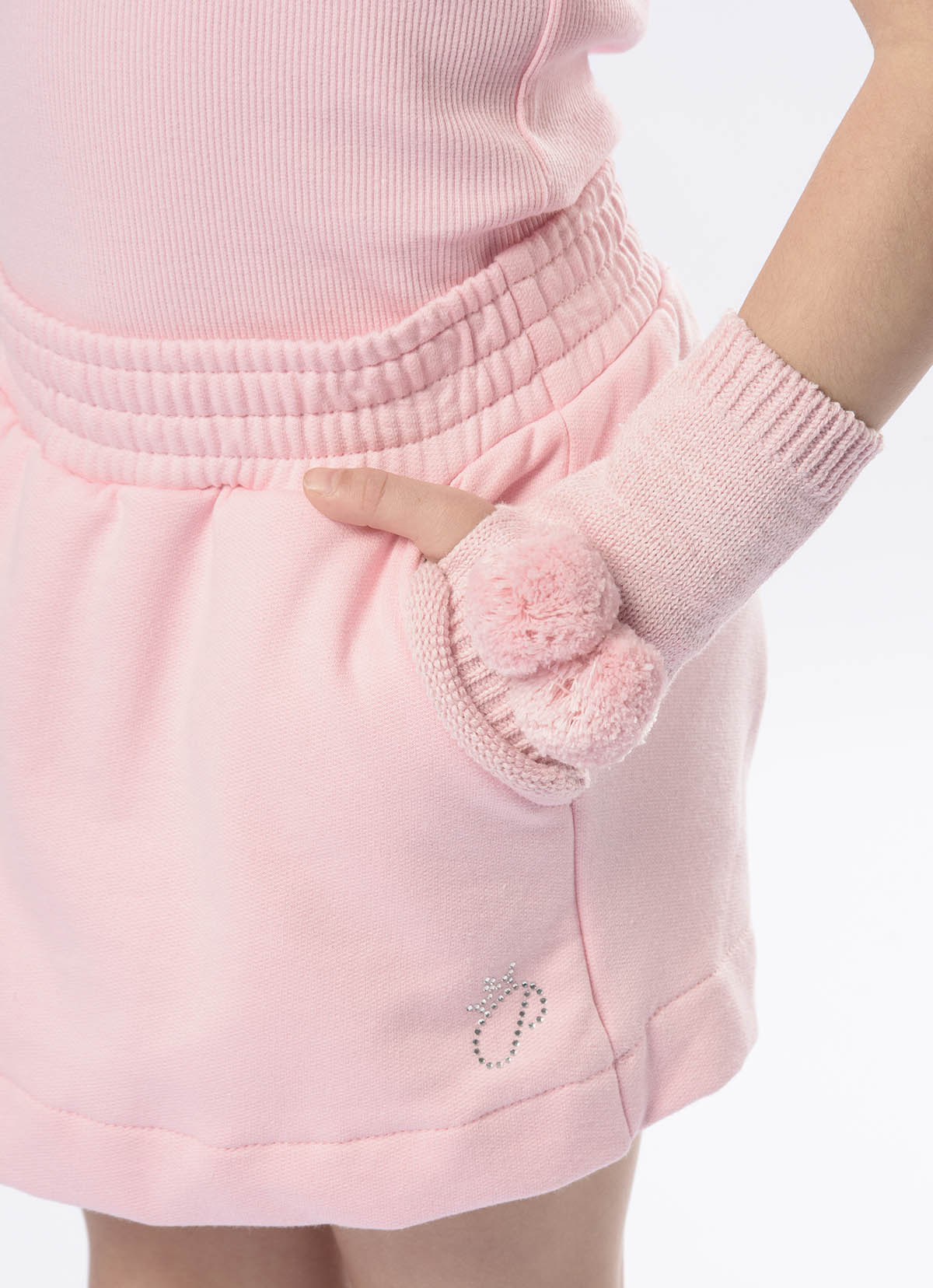 Luva Tricot Pompom
