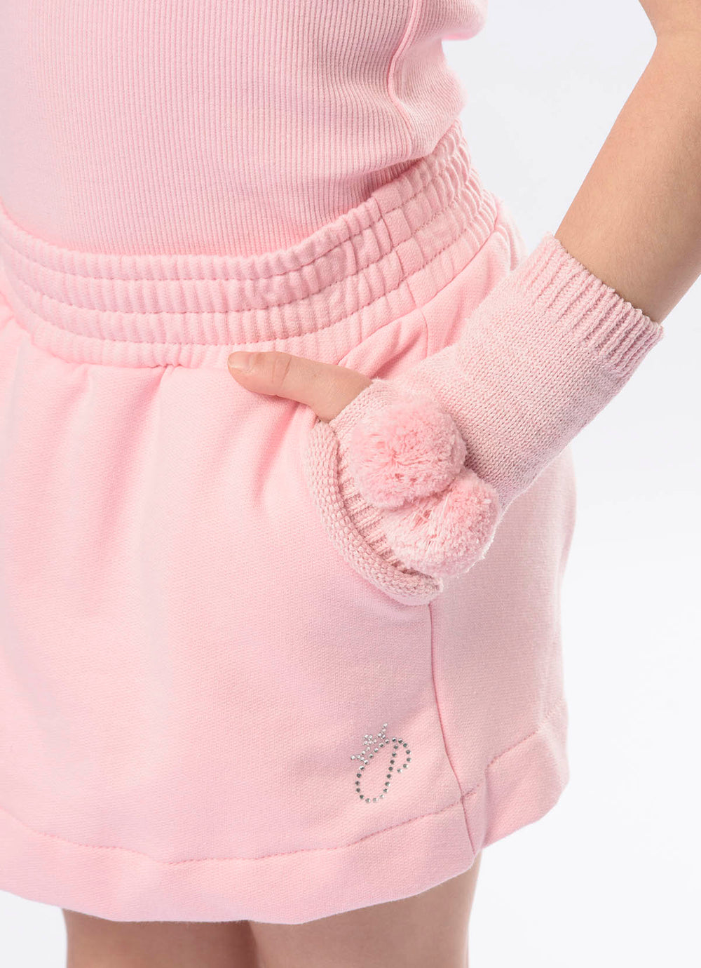 Luva Tricot Pompom