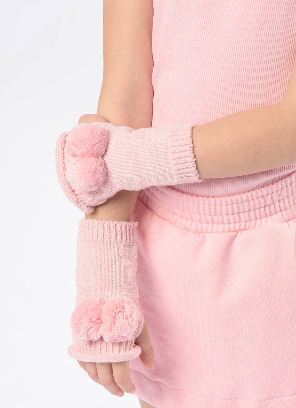 Luva Tricot Pompom