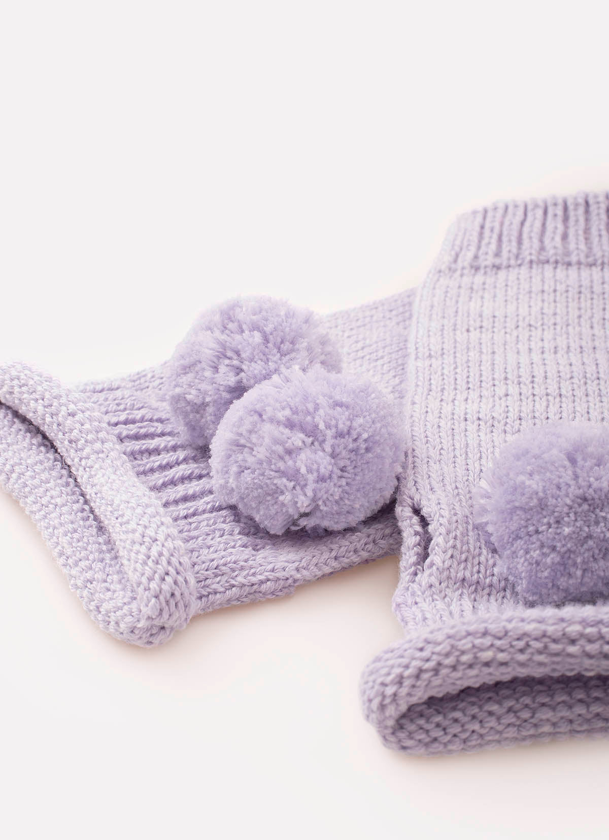 Luva Tricot Pompom