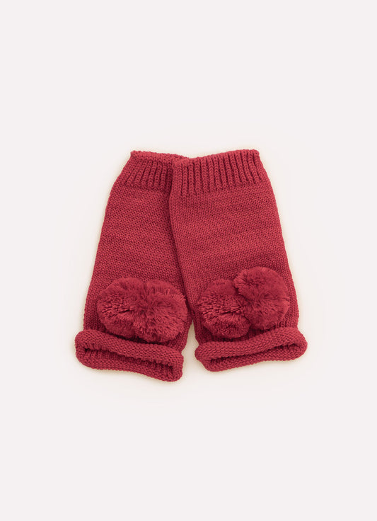 Luva Tricot Pompom