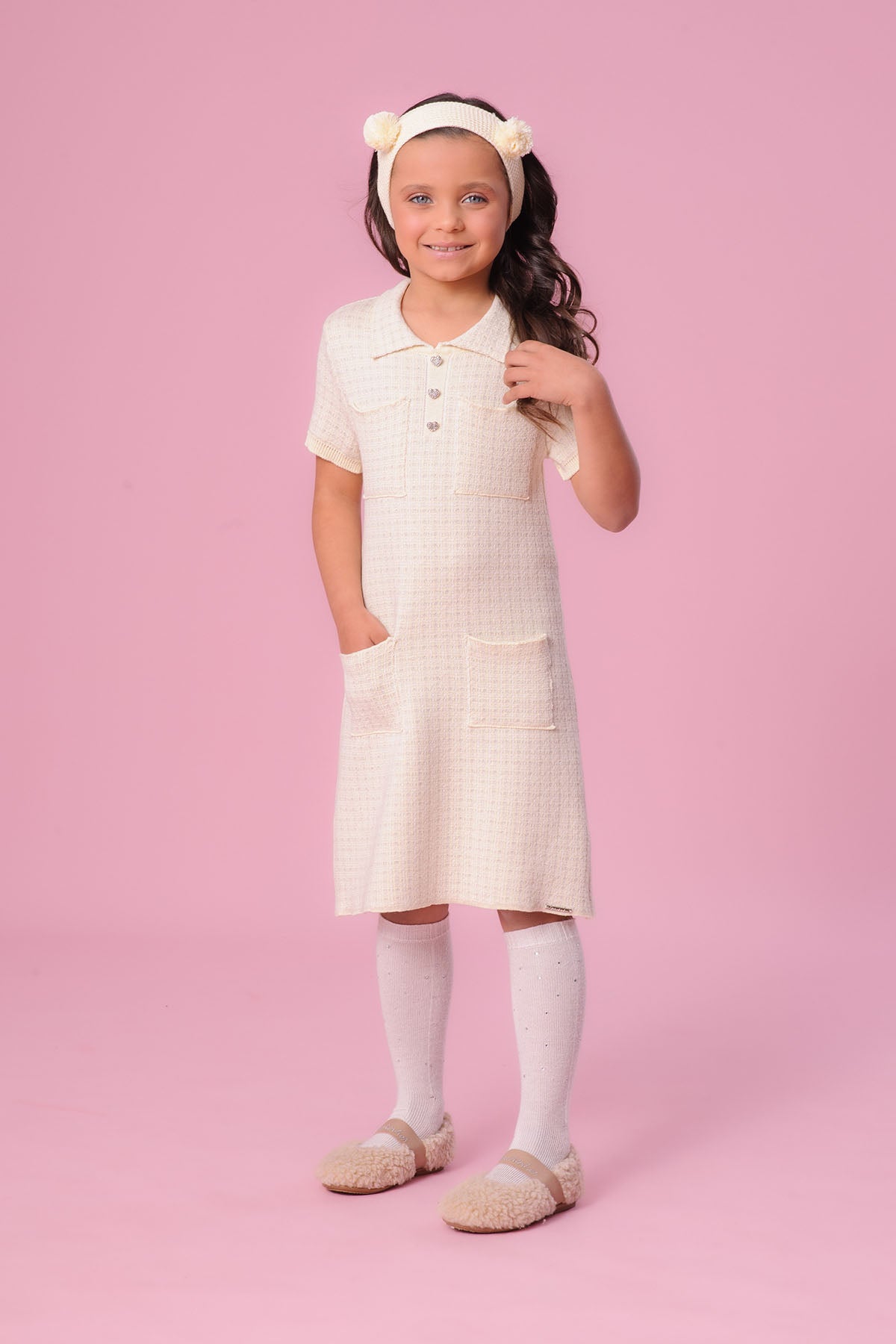 Faixa Tricot Pompom
