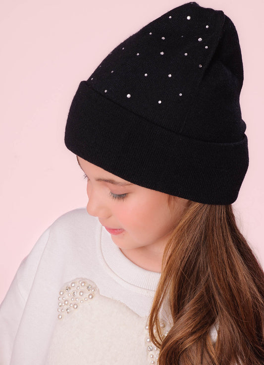 Touca Tricot Dupla Cristais