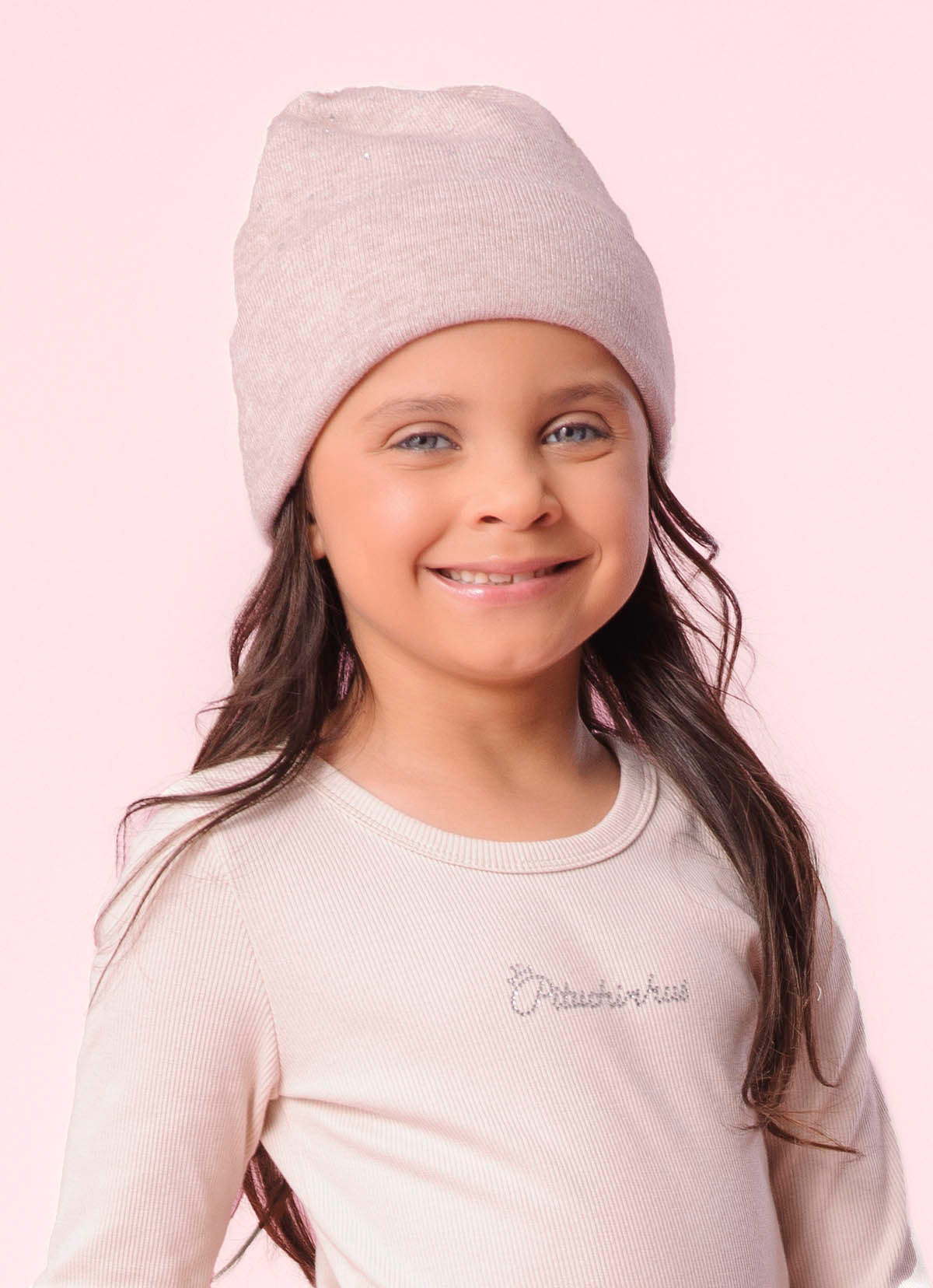 Touca Tricot Dupla Cristais