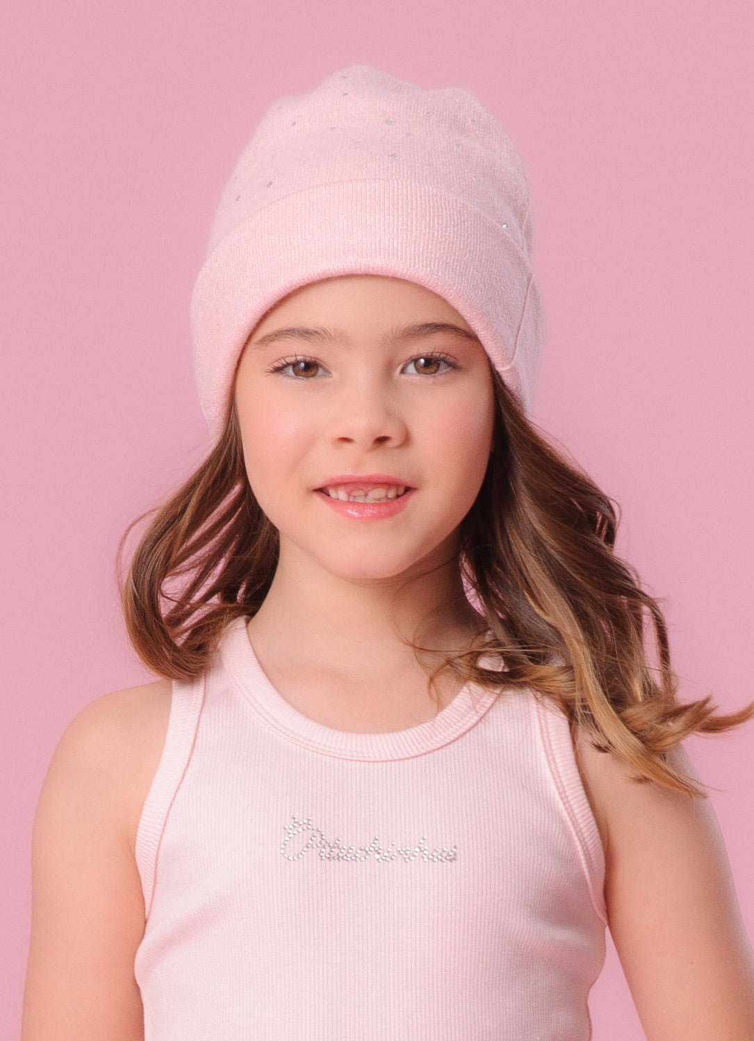 Touca Tricot Dupla Cristais