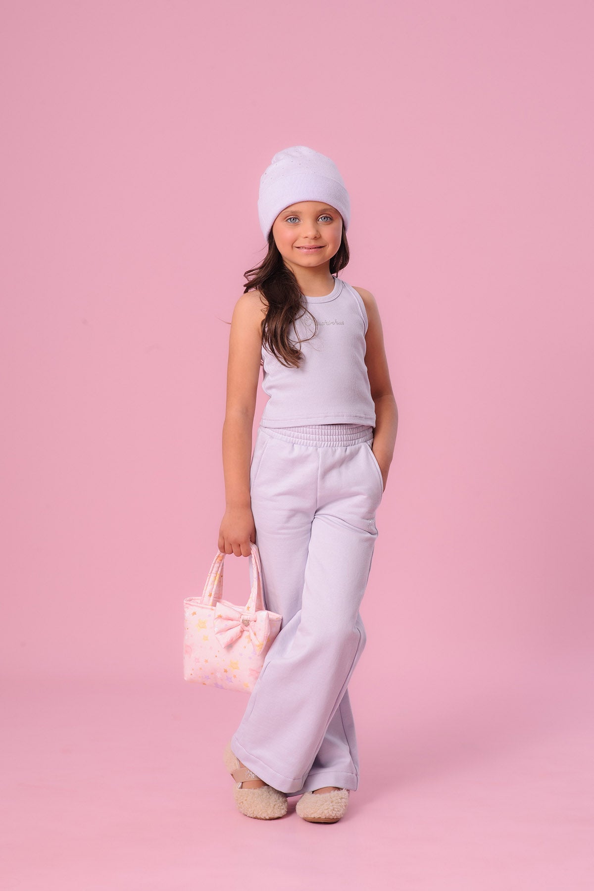 Touca Tricot Dupla Cristais