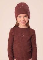 Touca Tricot Dupla Cristais