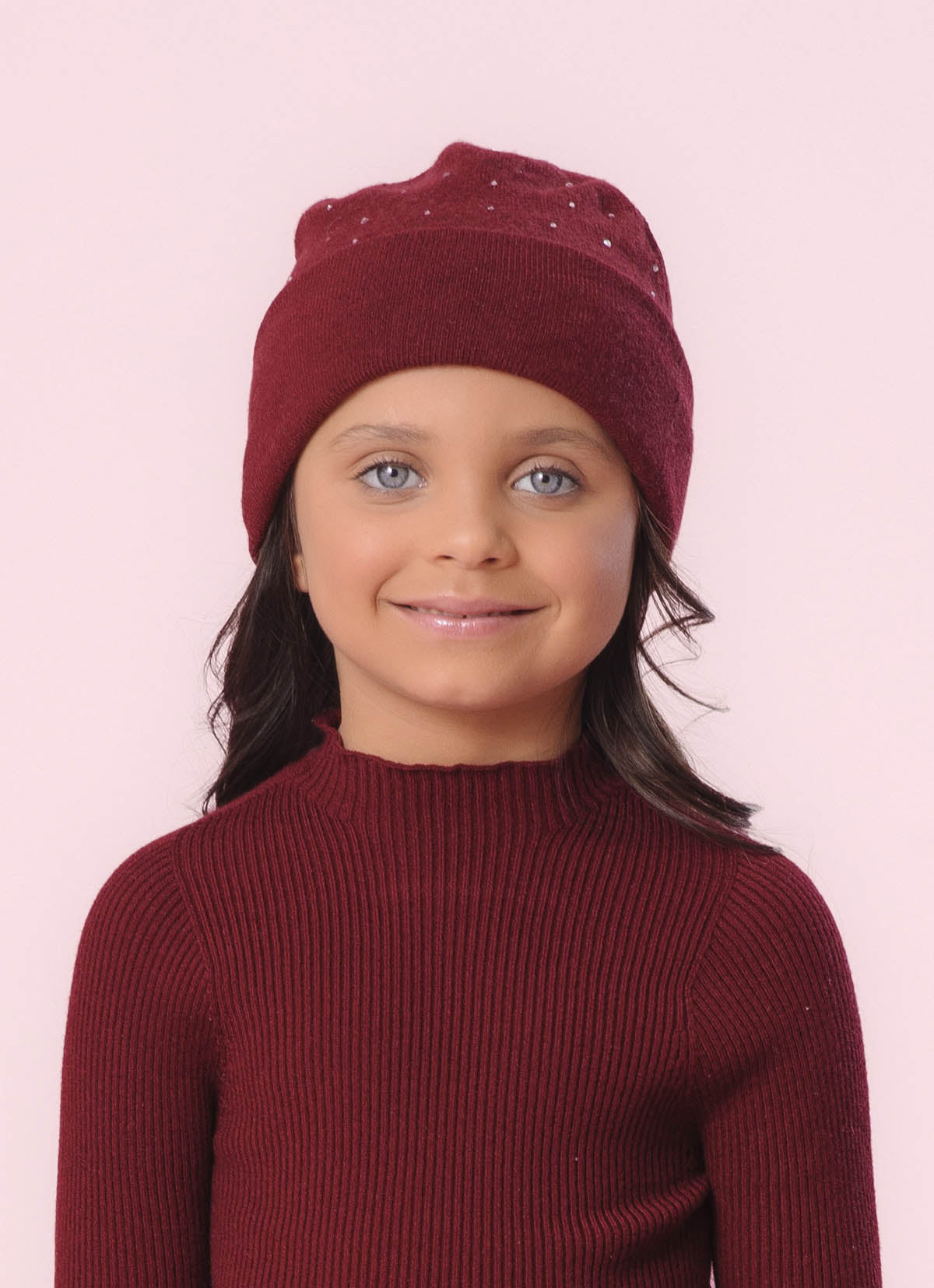 Touca Tricot Dupla Cristais