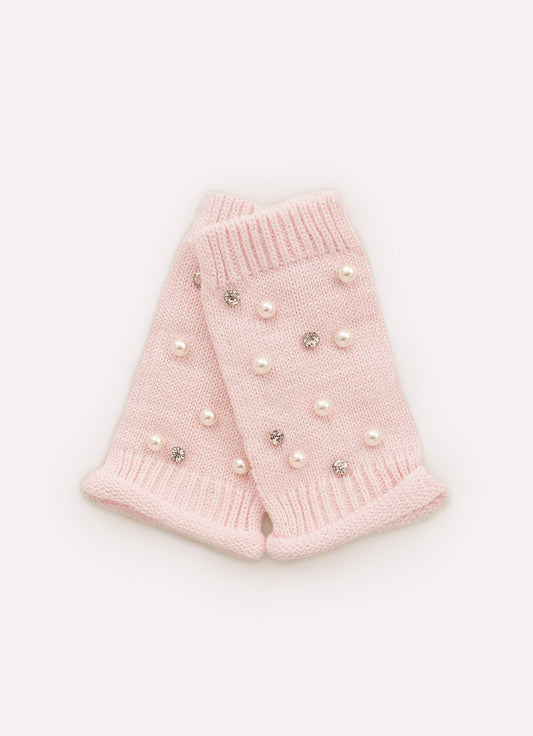 Luva Tricot Bordados