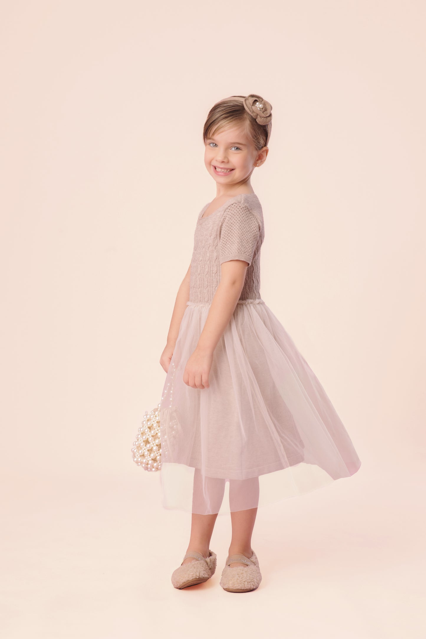Arco Tricot Maxi Flor Tricot Bordado