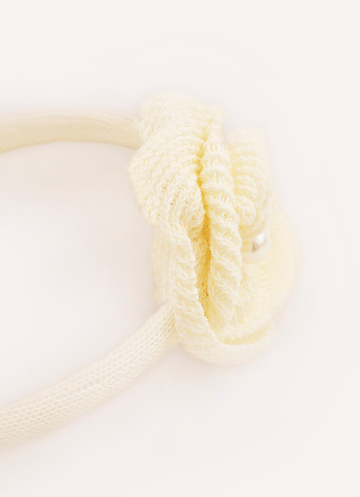Arco Tricot Maxi Flor Tricot Bordado