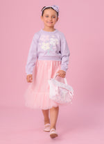 Arco Tricot Maxi Flor Tricot Bordado