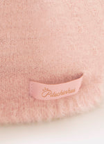 Boné Tricot Fio Fofinho Orelinhas Cristal