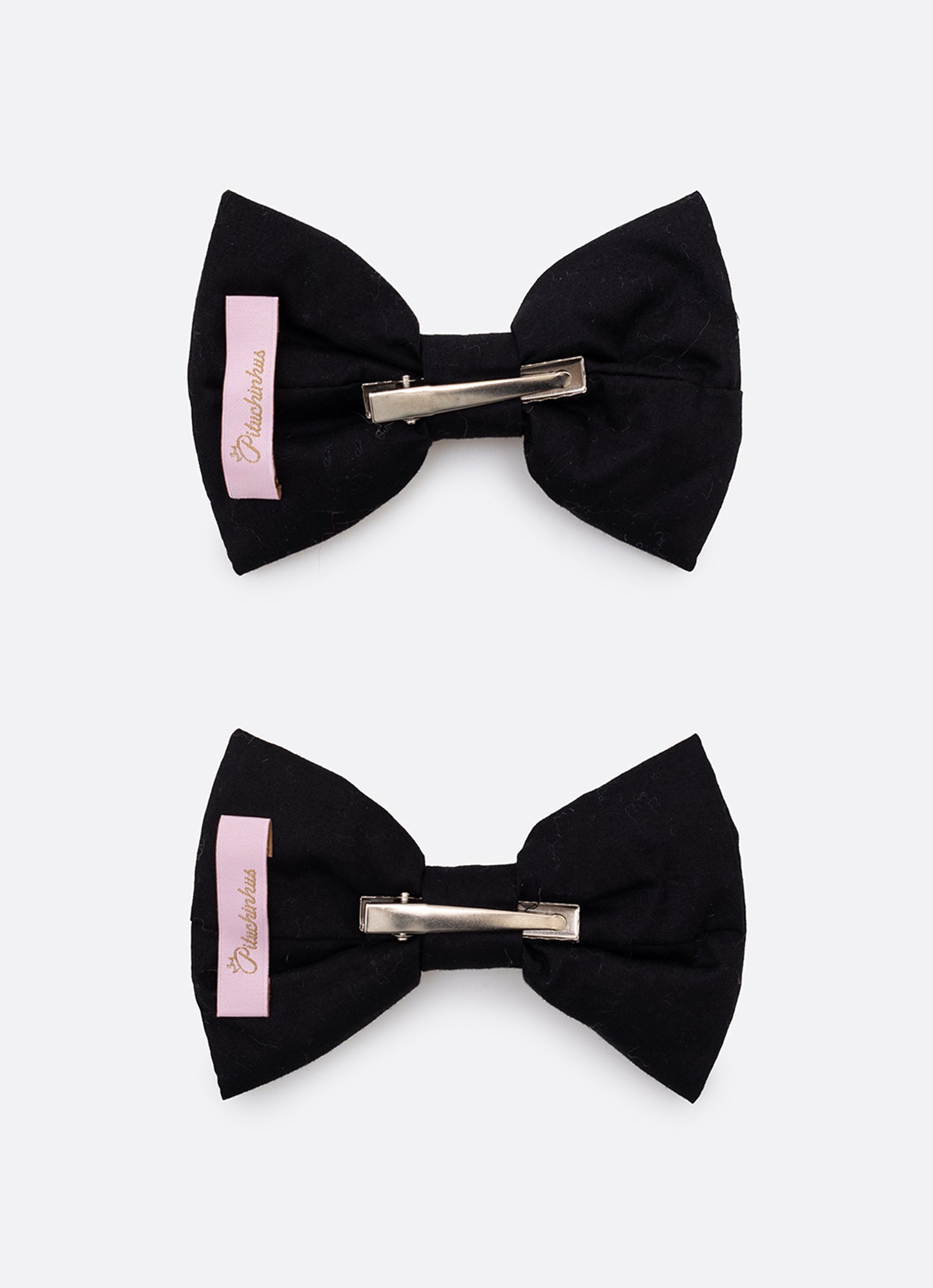 Presilha Laço Puffer Cristais 2 Unidades