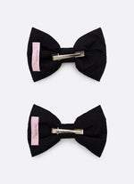 Presilha Laço Puffer Cristais 2 Unidades