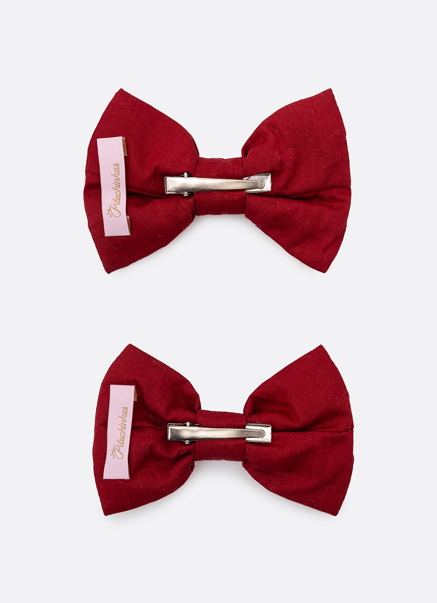 Presilha Laço Puffer Cristais 2 Unidades