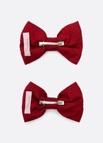 Presilha Laço Puffer Cristais 2 Unidades