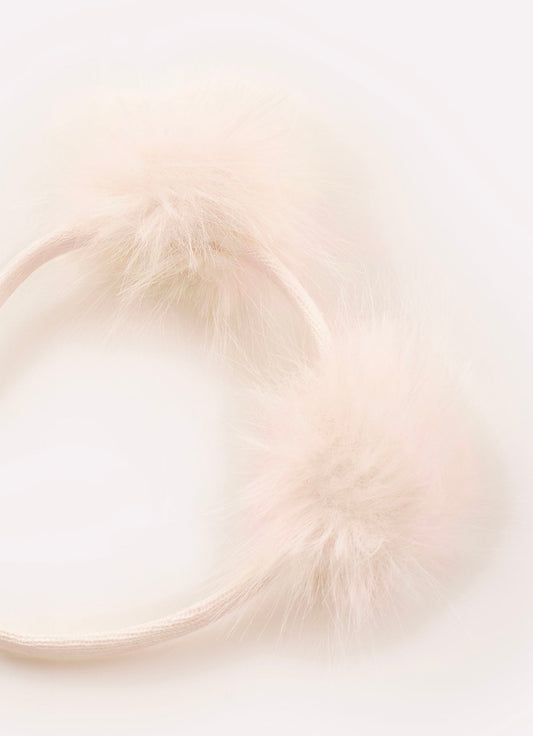 Arco Orelinhas Pompom Pele Alta