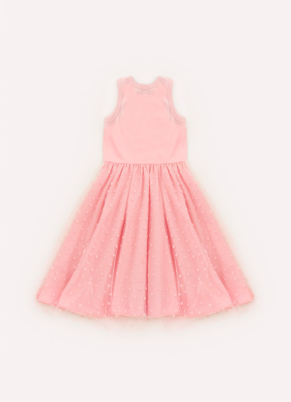 Vestido Unicórnio Cristal Saia Tule Corações