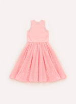 Vestido Unicórnio Cristal Saia Tule Corações