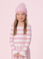 Blusa Tricot Canelada Listrada Cristal