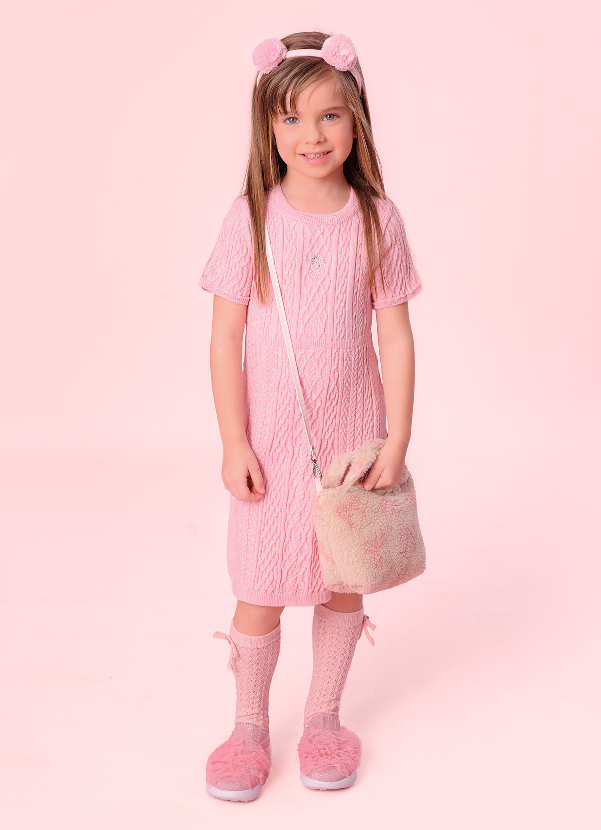 Vestido Tricot Ponto Texturizado Cristal