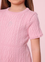 Vestido Tricot Ponto Texturizado Cristal